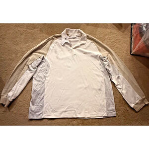 NWT Lacoste Mens Long-Sleeve Polo Shirt Colorblock Pique Size 4XL RARE Chest 58'